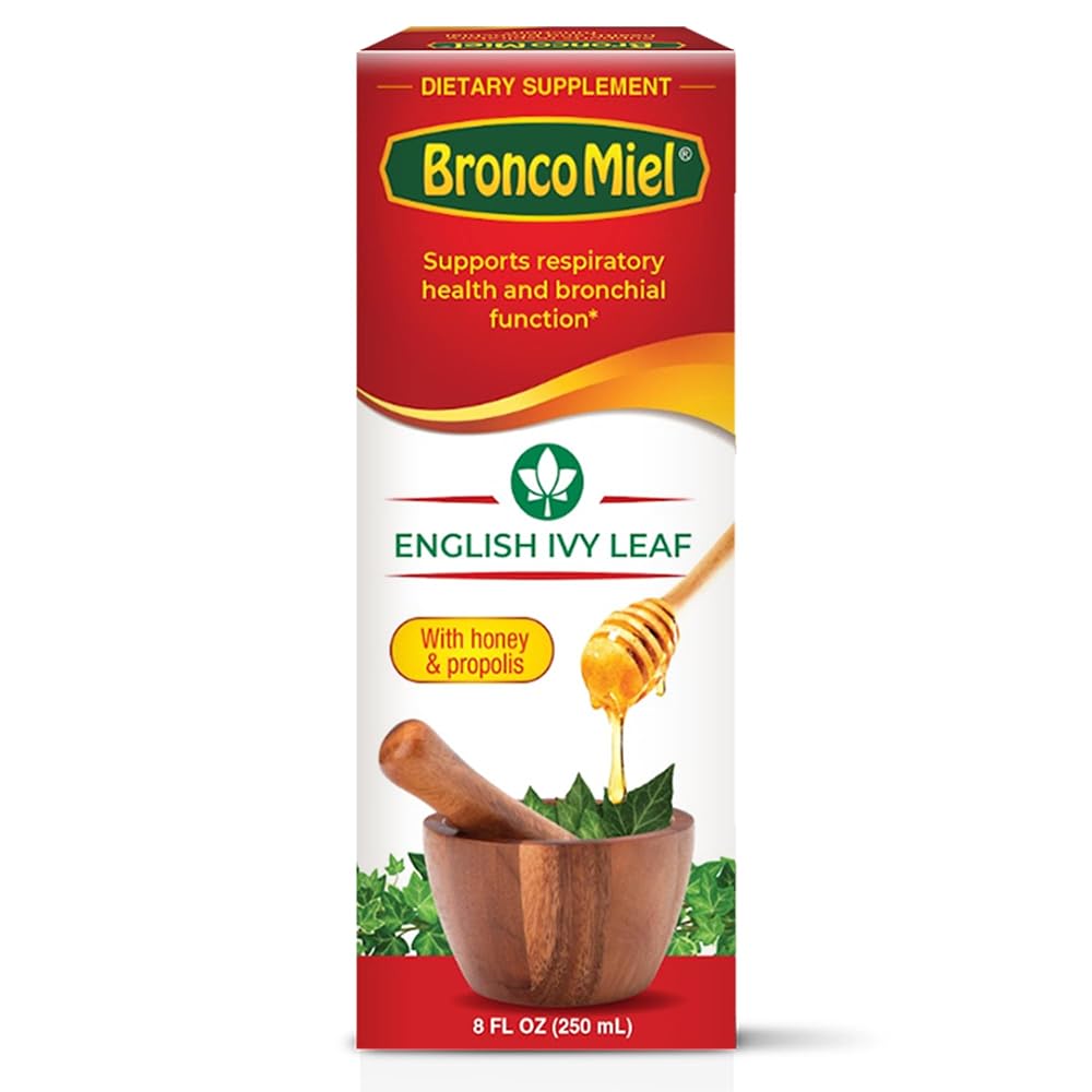 BRONCOMIEL Ivy Leaf Syrup for Respiratory Support - 8 fl oz