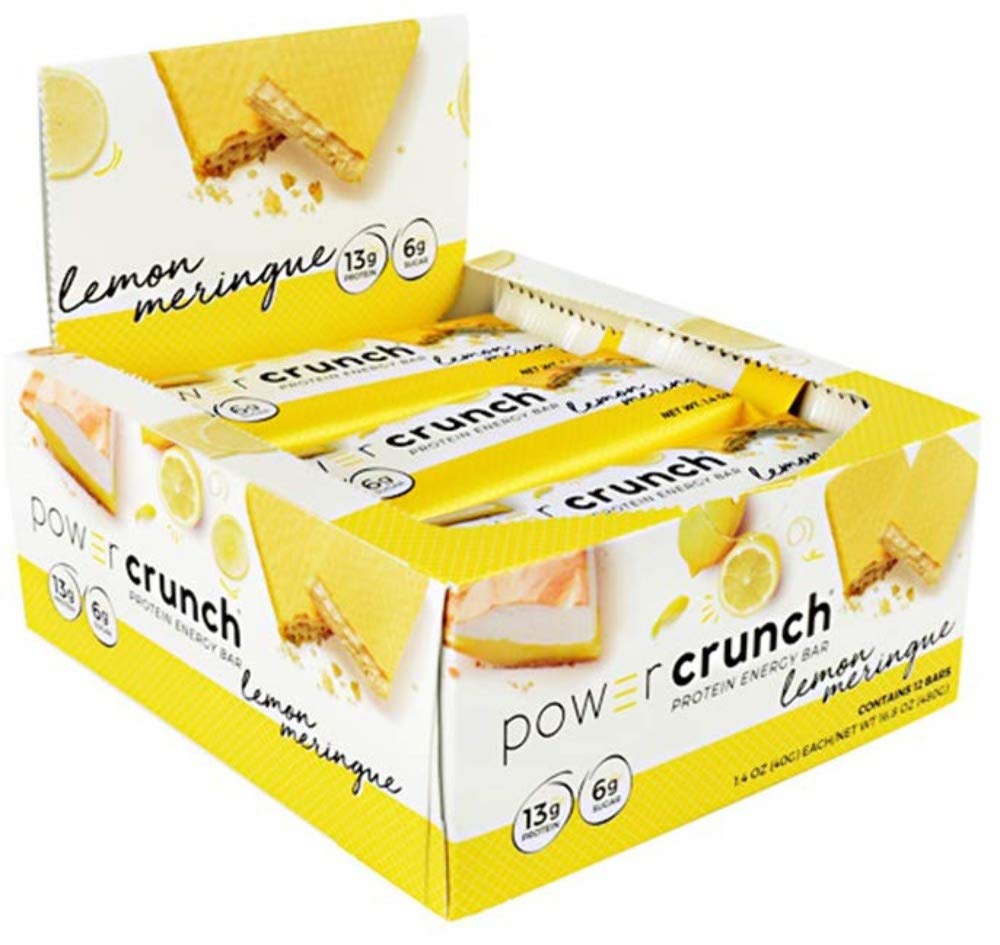 Power Crunch Protein Energy Bar Lemon Meringue - 12 Count