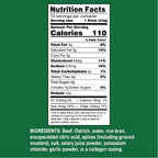 Ostrim Beef & Ostrich High Protein Snack Stick Original - 10 Pack - image 4