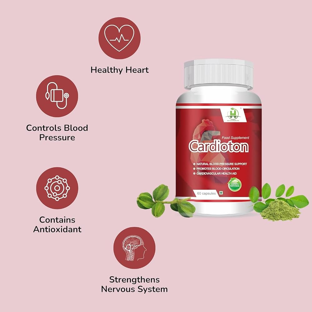 Cardioton Arjuna Extract & Moringa Extract Supplement - 60 Vegetarian Capsules - image 5