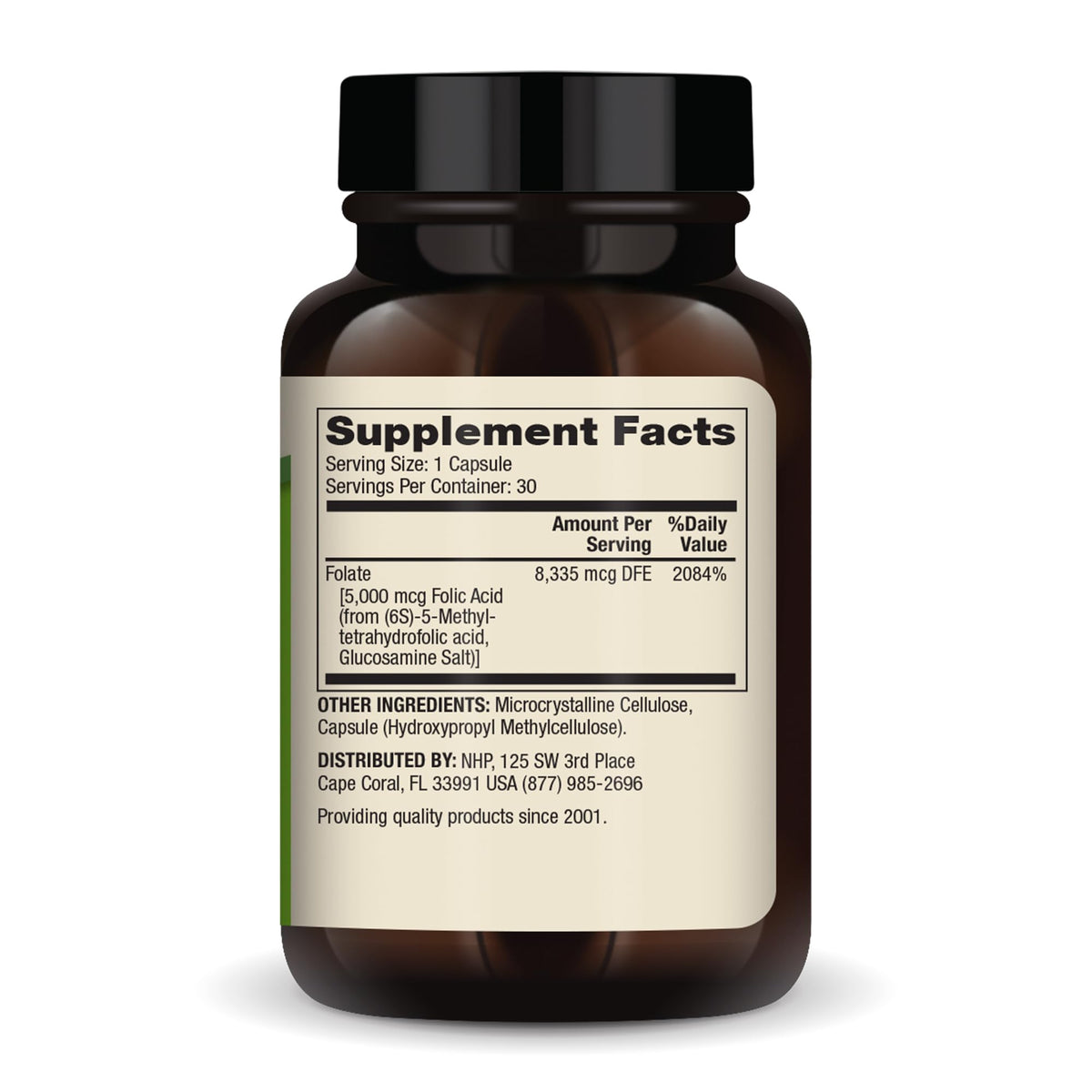 Dr. Mercola Methyl Folate 5 mg - 30 Capsules - image 2