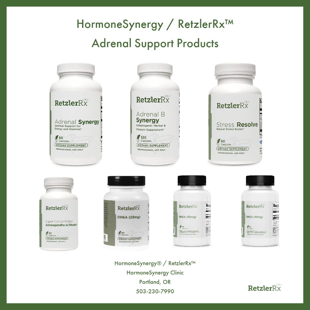 HormoneSynergy RetzlerRx Ashwagandha with Shoden Stress Relief - 60 Capsules - image 5
