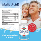 KAL Malic Acid with Magnesium - 120 Tablets - image 2