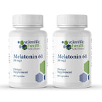 Scientific Health Solutions Melatonin 60mg Sleep Aid - 120 Capsules