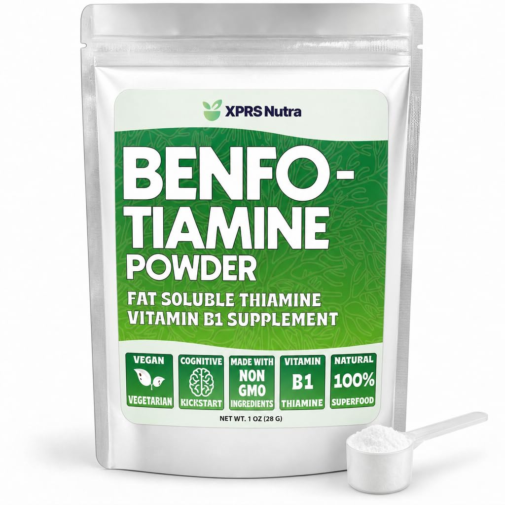 XPRS Nutra Benfotiamine Powder Vitamin B1 - 1 Ounce