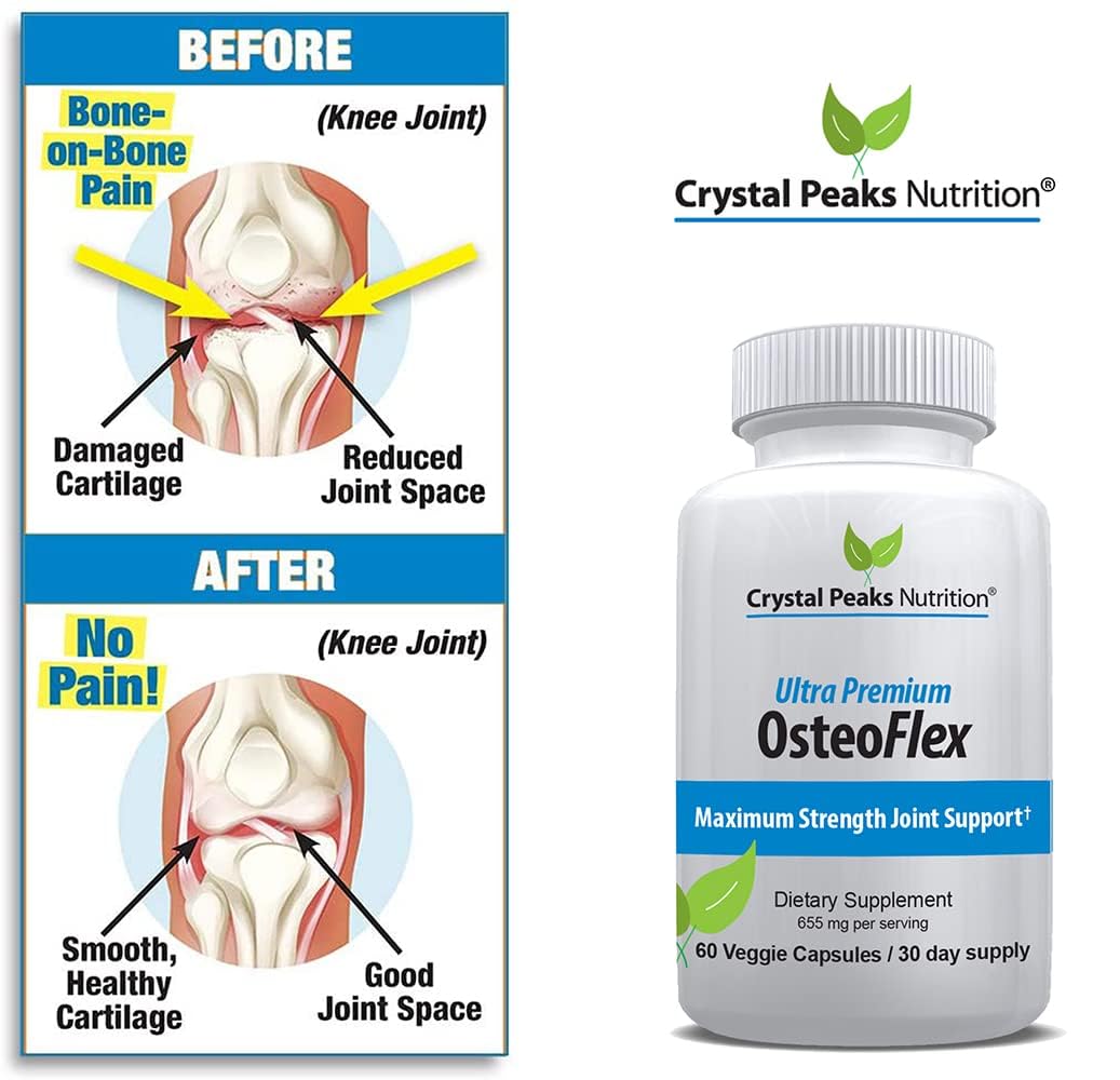 Crystal Peaks Nutrition Organic Curcuminoids Osteoflex Turmeric - 60 Capsules - image 3