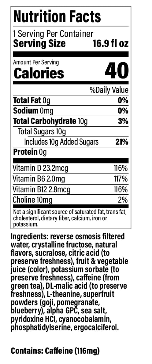 Neuro neuroSONIC Superfruit Infusion Functional Beverage - 12 Pack - image 2