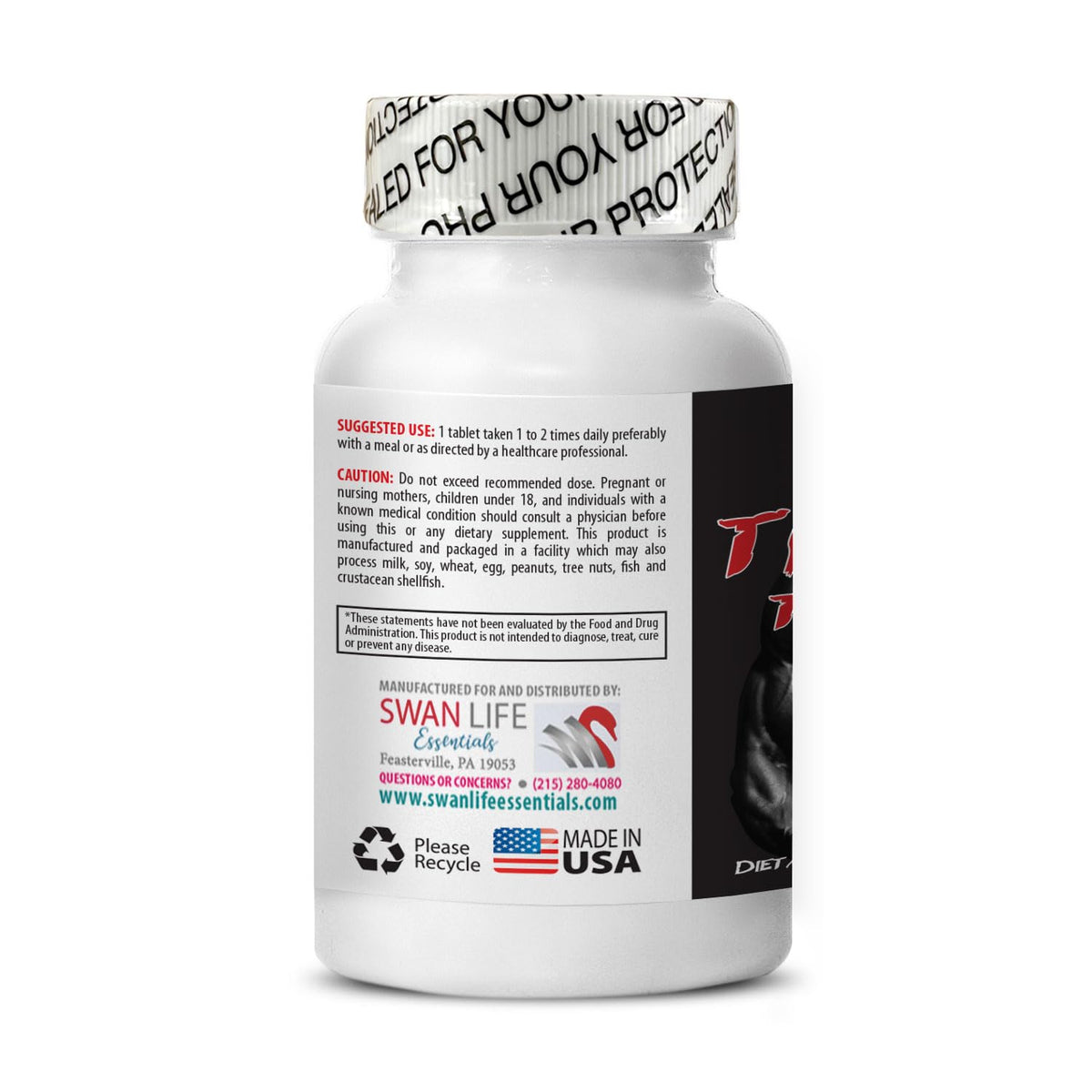 Health Solution Prime Tribulus Terrestris Extract 1000mg - 180 Tablets - image 3