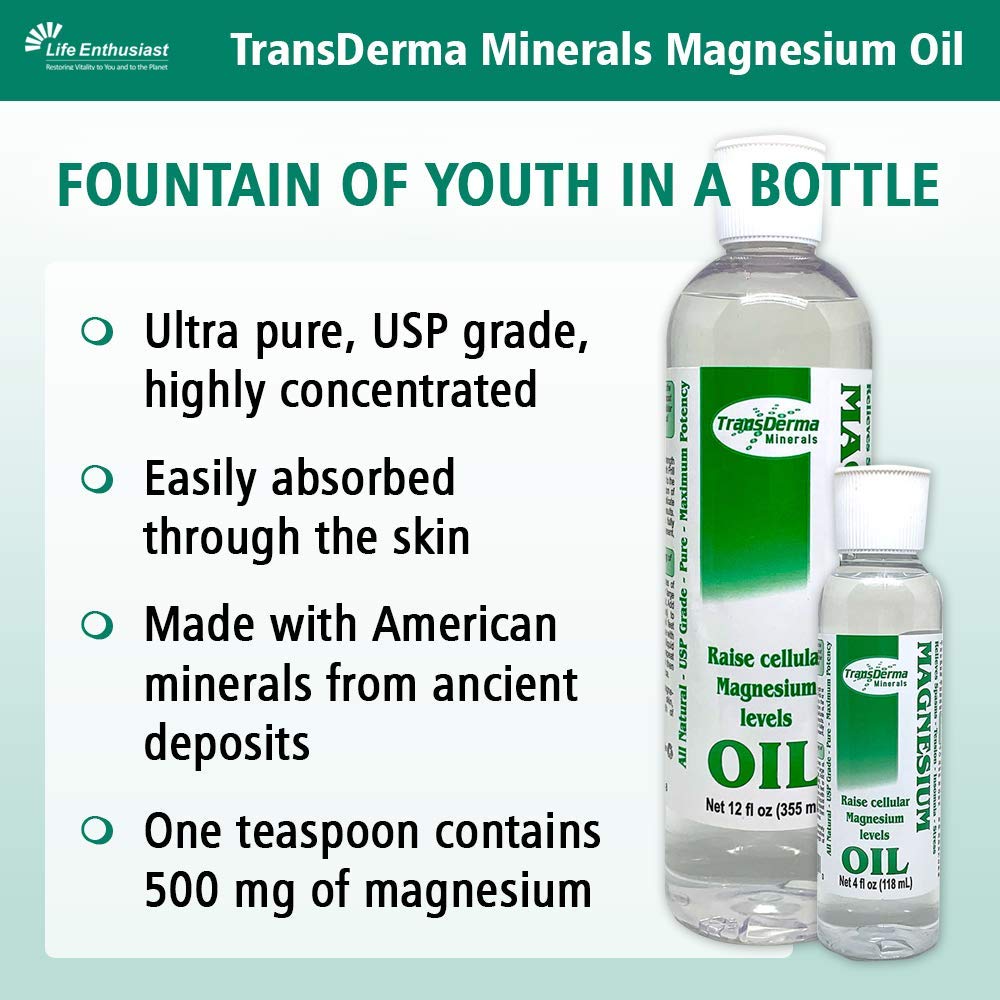 Transderma Minerals Magnesium Oil for Skin Health - 4 FL Oz - image 4