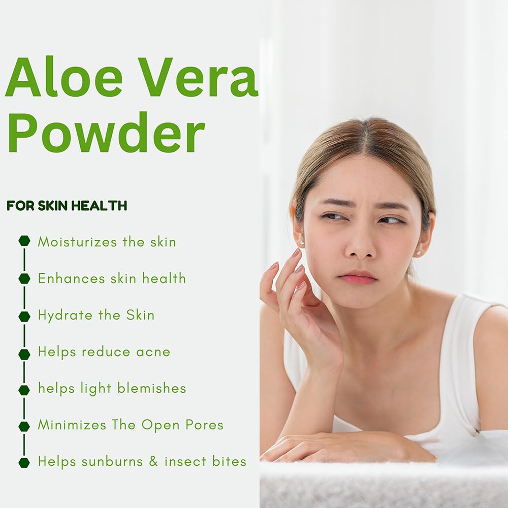 Hebhac Herbs Aloe Vera Powder Organic – 227g - image 4