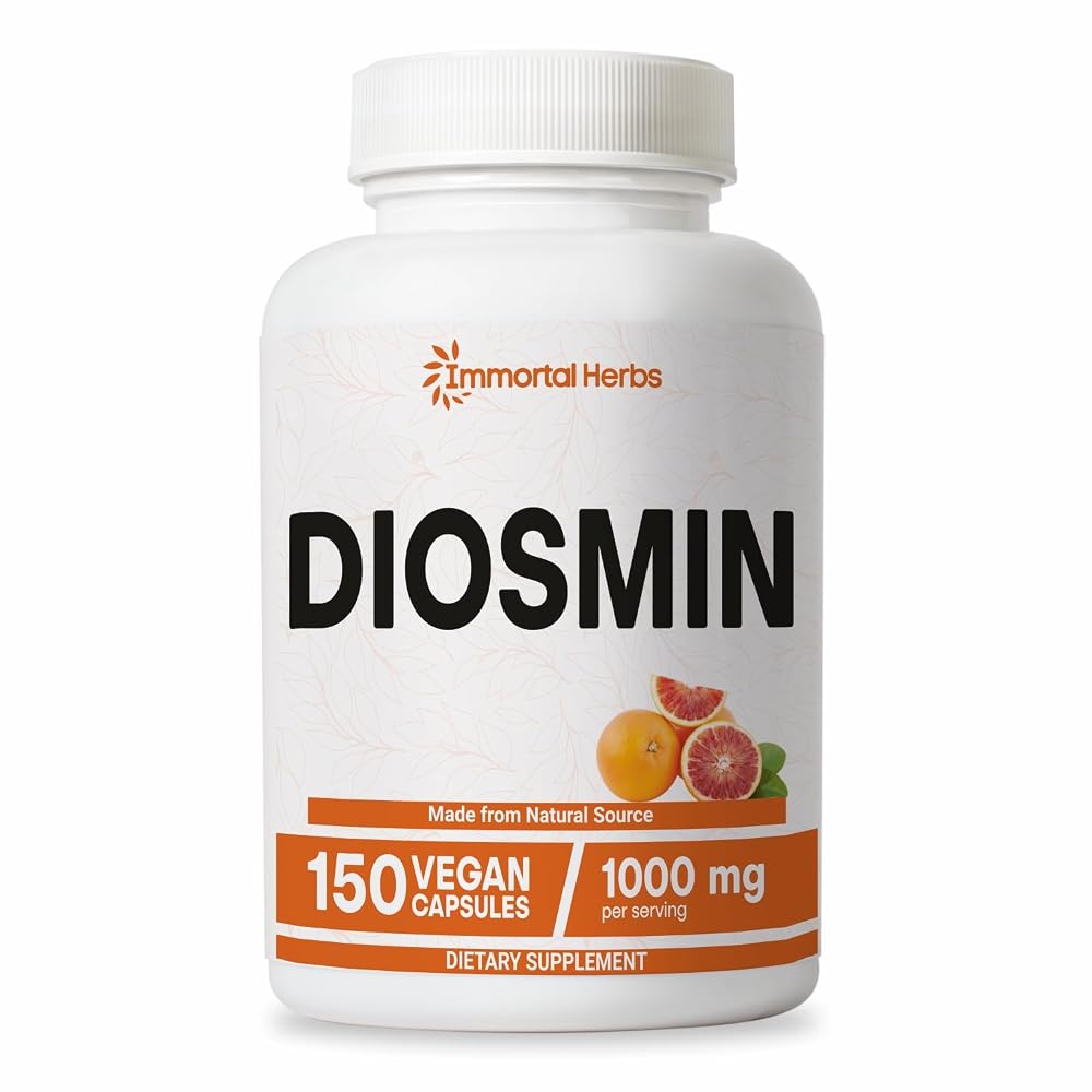 Immortal Herbs Pure Diosmin 1000mg Complex Formula - 150 Capsules