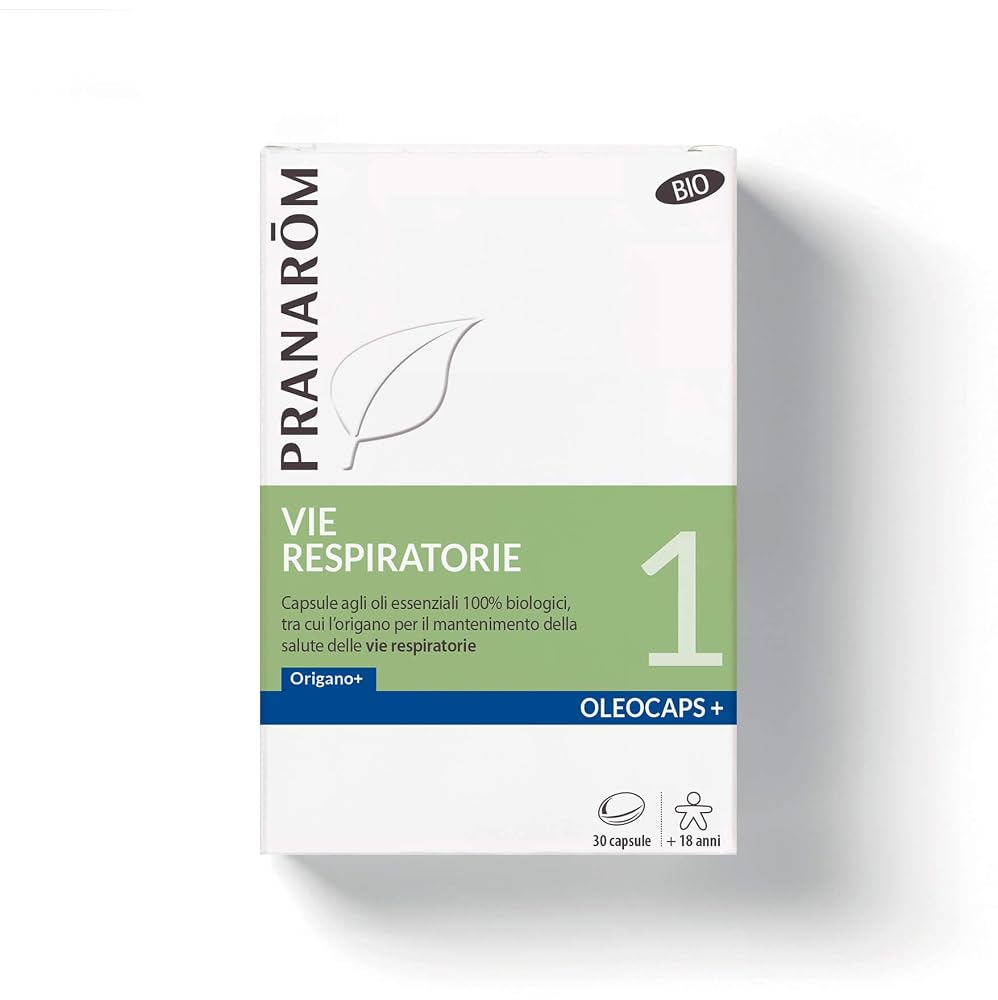Pranarom Oléocaps + 1 Essential Oil Capsules - 30 Count