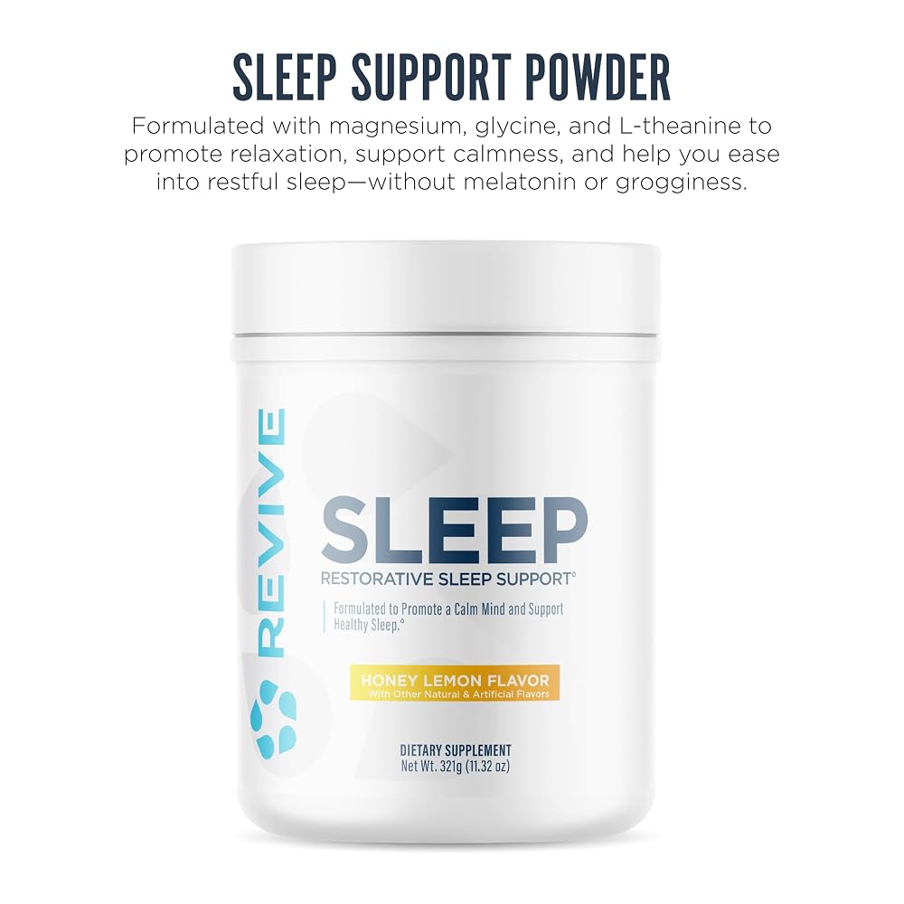 Revive MD Sleep Support Supplement for Adults - Sleep Supplements