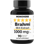 MONOHERB Brahmi Extract 1000 mg - 90 Vegetarian Capsules