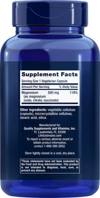 Life Extension Magnesium Caps 500mg - 270 Vegetarian Capsules - image 2