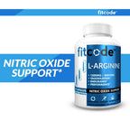 fitcode Pure Extra Strength L-Arginine HCl 1500mg - 100 Capsules - image 7