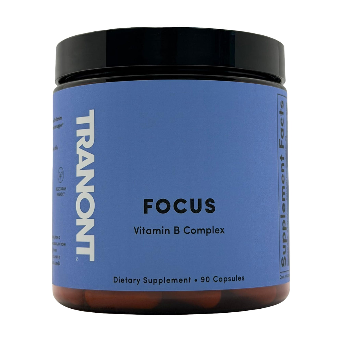 Tranont Focus Vitamin B Complex with Lion's Mane - 90 Capsules