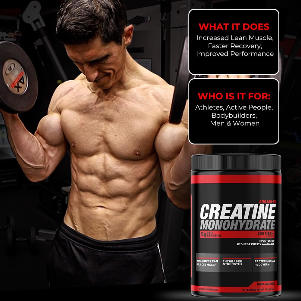 ATHLEAN-X X-CREATINE Pure Micronized Creatine Monohydrate Powder