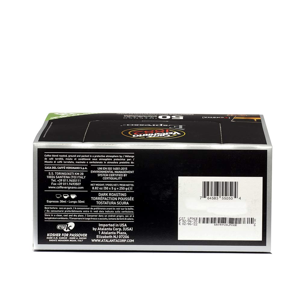 Caffe' Vergnano 1882 Caffè Vergnano Medium Dark Roast Coffee - Medium