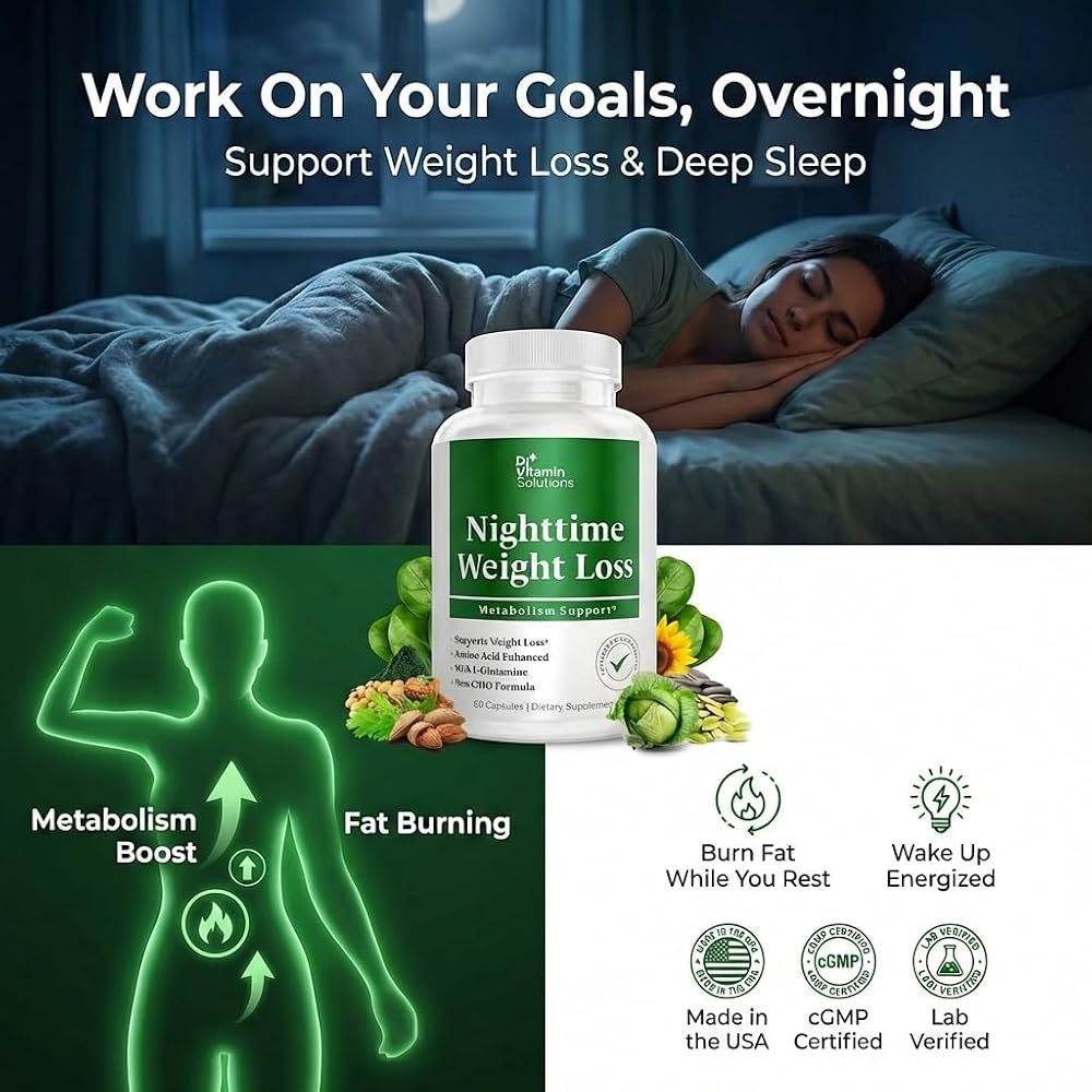 DR VITAMIN SOLUTIONS Nighttime Fat Burner Supplements