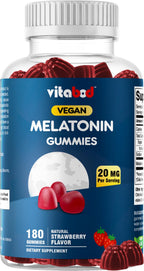 Vitabod Melatonin 20mg Gummies - 180 Count - Drug Free - Natural