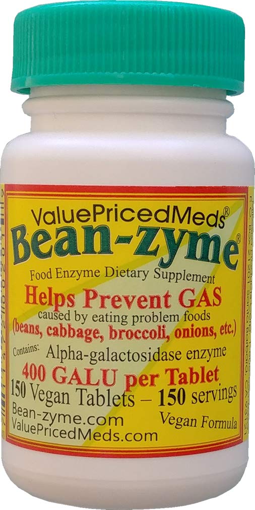 ValuePricedMeds Bean-Zyme Gas Relief Extra Strength - 150 Tablets