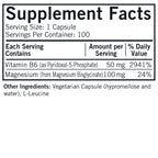 Kirkman Vitamin B6 50 mg - 100 Vegetarian Capsules - image 2
