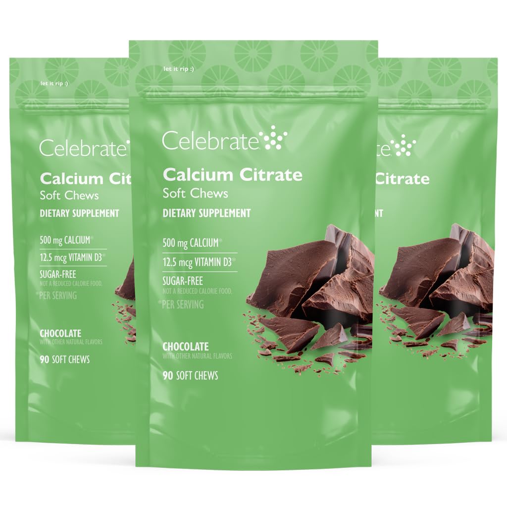 Celebrate Vitamins Bariatric 500mg Calcium Citrate Soft Chews
