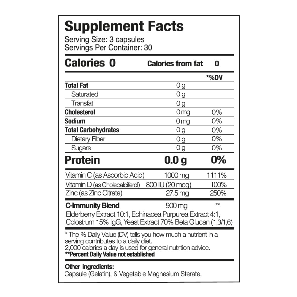PaleoLife Vitamin C - Boost Your Body System. 365 Days of Protection