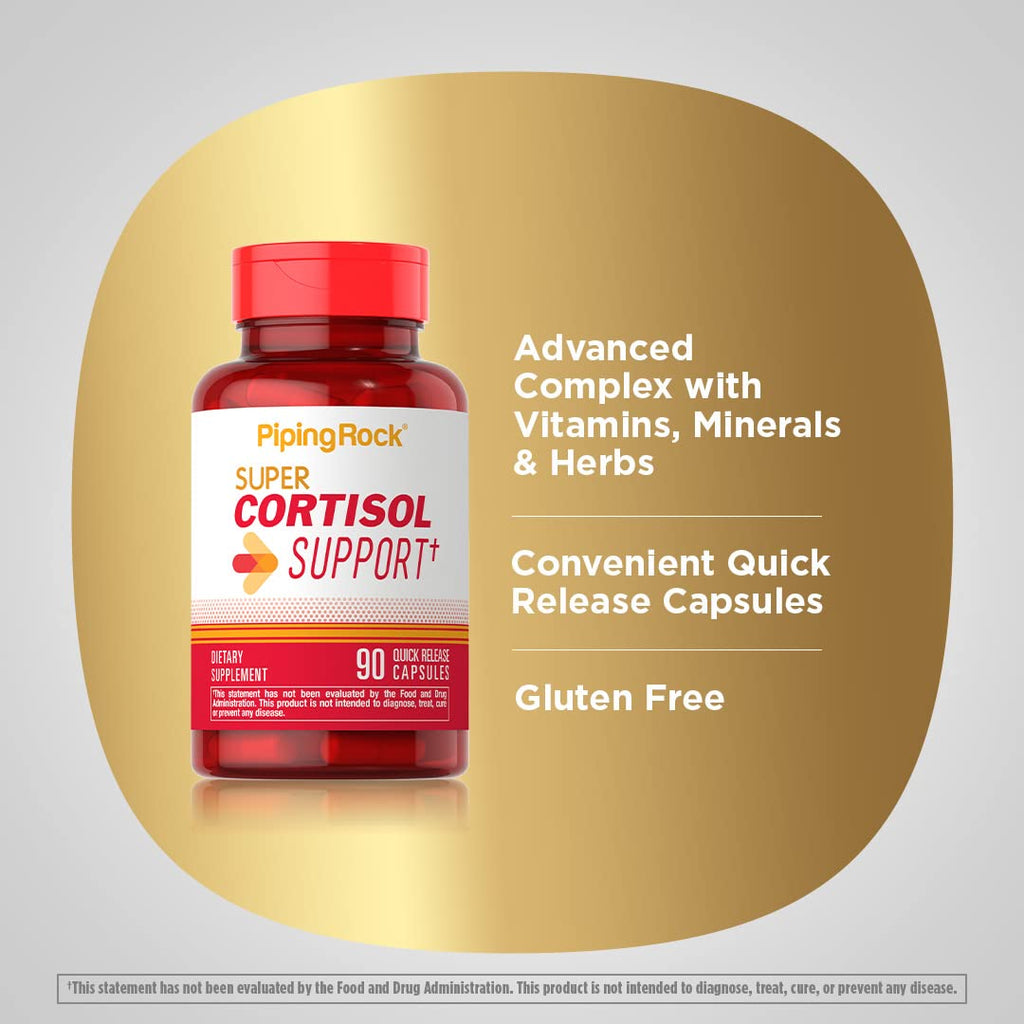 Piping Rock Cortisol Manager Supplement - 90 Capsules - image 4