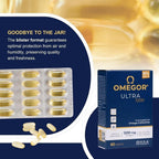 OMEGOR Omega 3 Fish Oil 1200mg Ultra - 60 Softgels - image 6