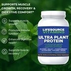 LifeSource Vitamins Plant Protein Chocolate - 2.2 lb - image 2