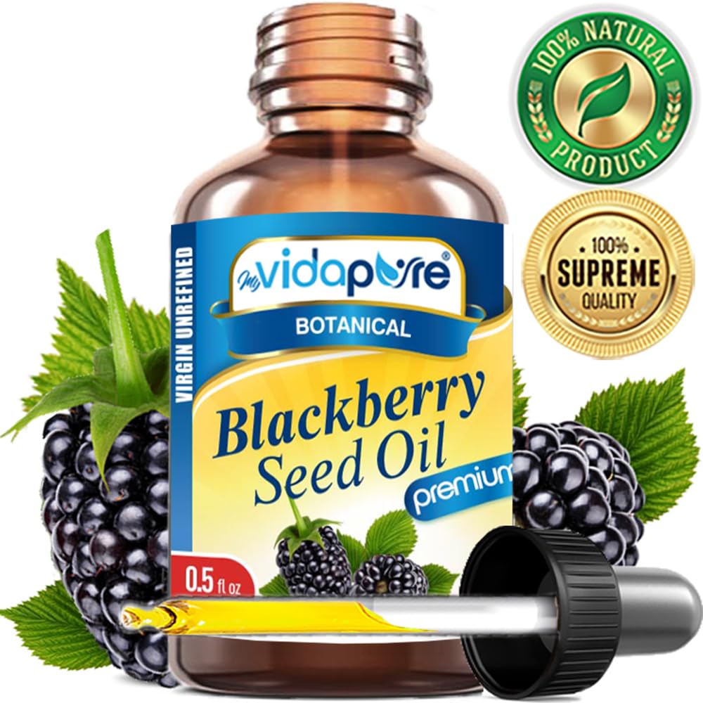MYVIDAPURE BlackBerry Seed Oil Wild Growth RAW 100% Pure Virgin - image 2
