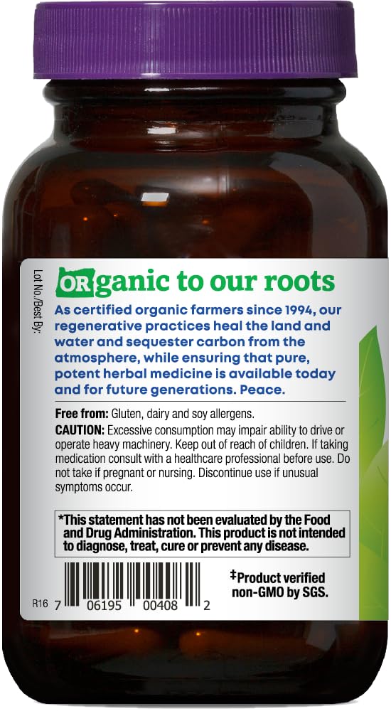 Oregon's Wild Harvest Muscle Relax Organic Herbal Supplement - 90 Capsules - image 3