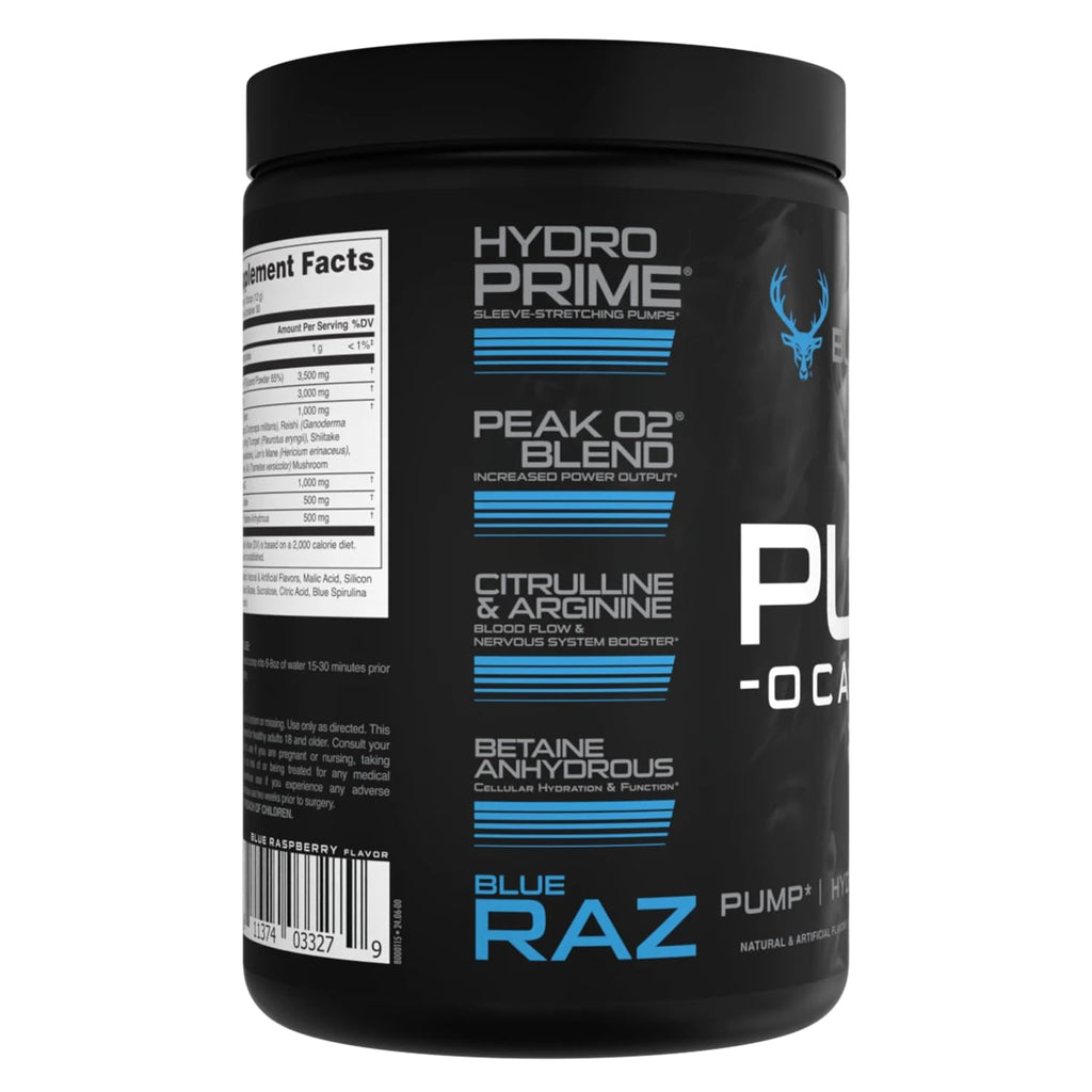 Bucked Up Pump-ocalypse Blue Raz Nitric Oxide Booster Powder - image 3