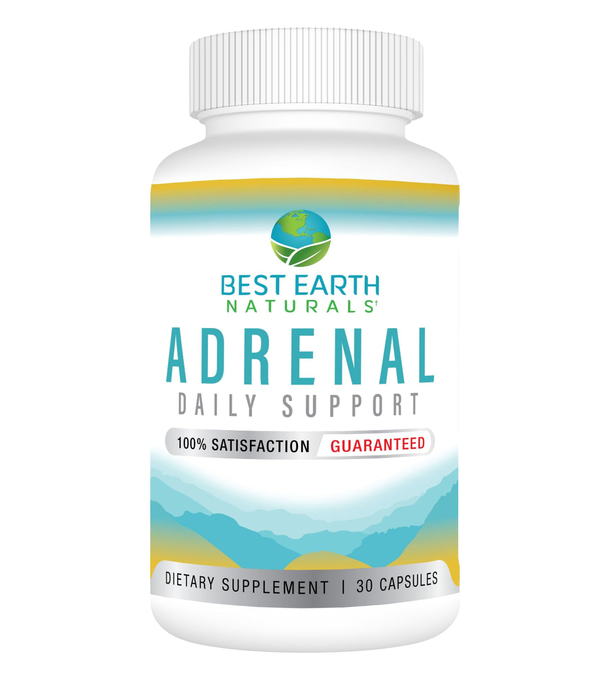 Best Earth Naturals Adrenal Support for Adults - 30 Capsules