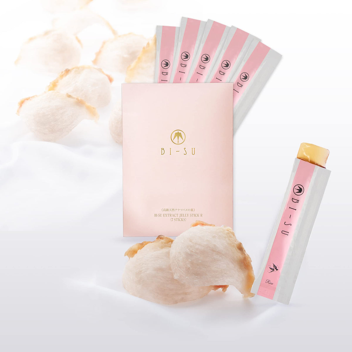 BI-SU Bird's Nest Essence Collagen Jelly Stick with Vitamin C