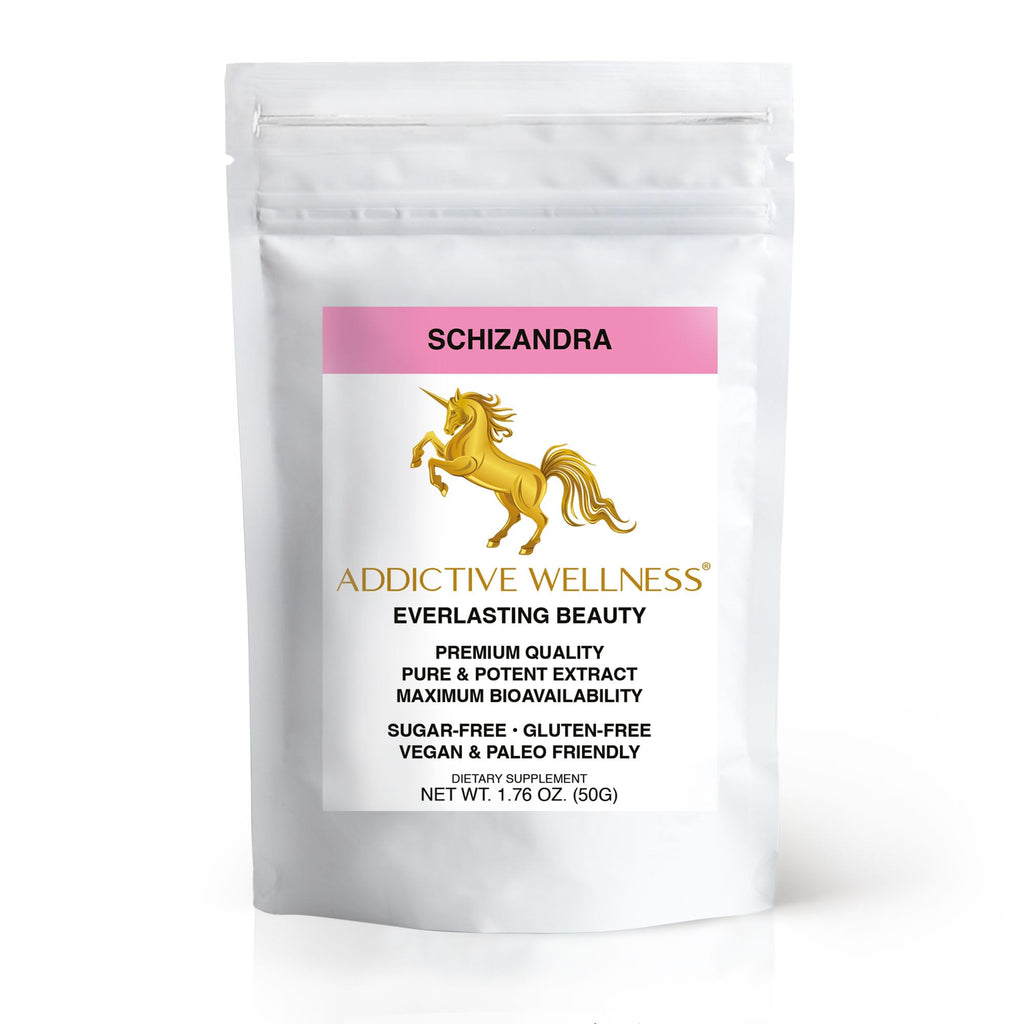 Addictive Wellness Schizandra Berry Extract Powder - 50g