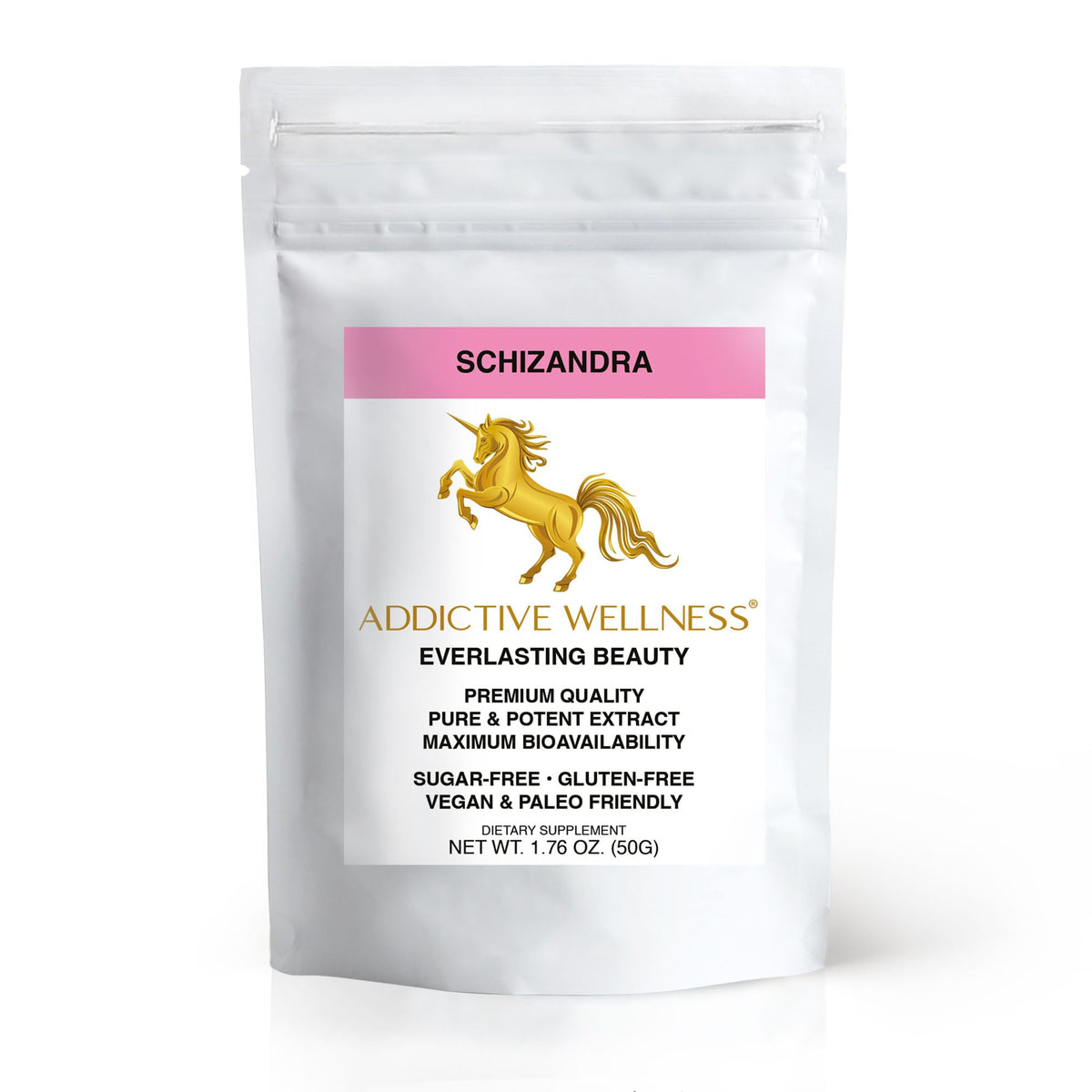 Addictive Wellness Schizandra Berry Extract Powder - 50g