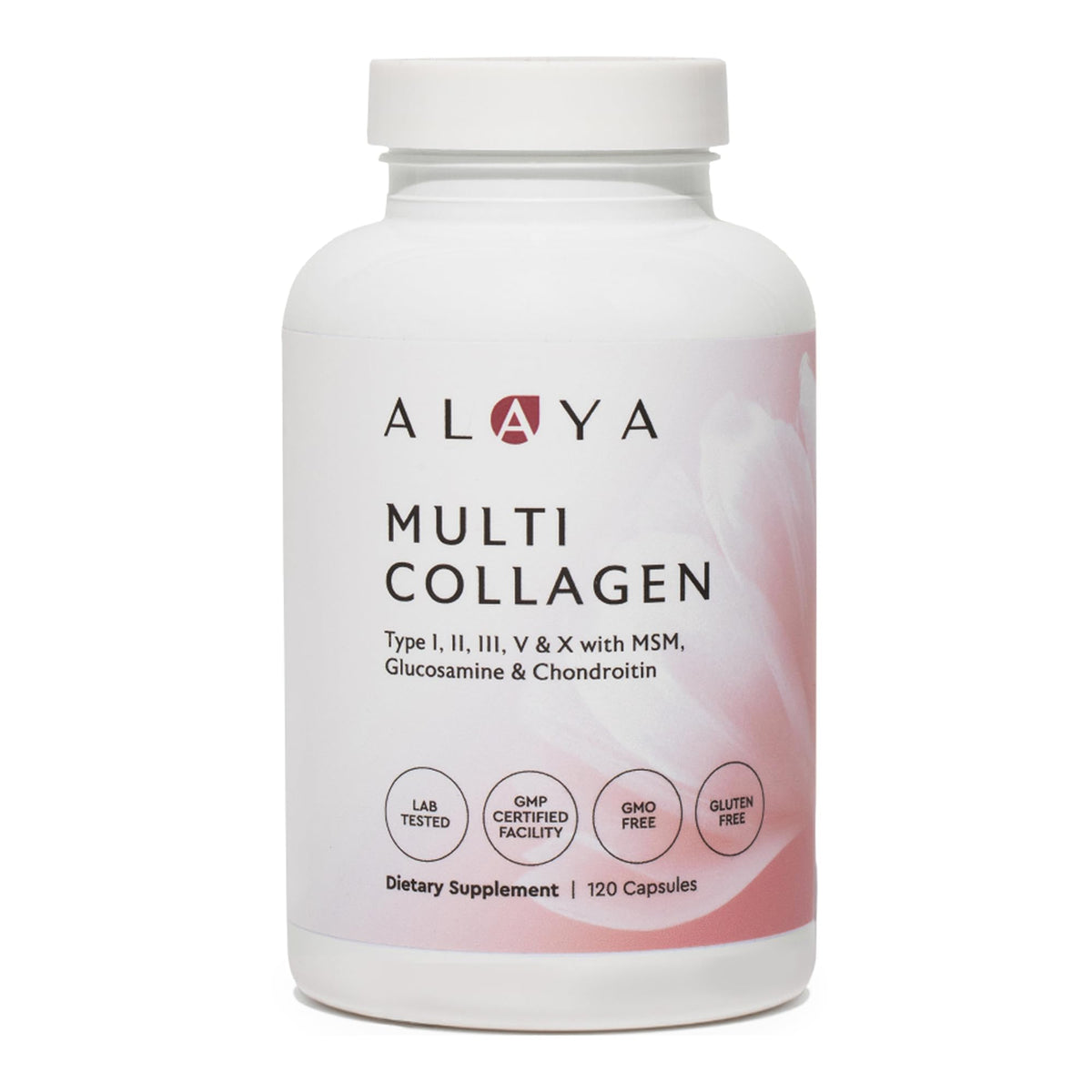 Alaya Naturals Multi Collagen 5 Types Capsules - 120 Count