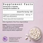 Luma Nutrition Pure Resveratrol 600mg Antioxidant - 60 Capsules - image 6