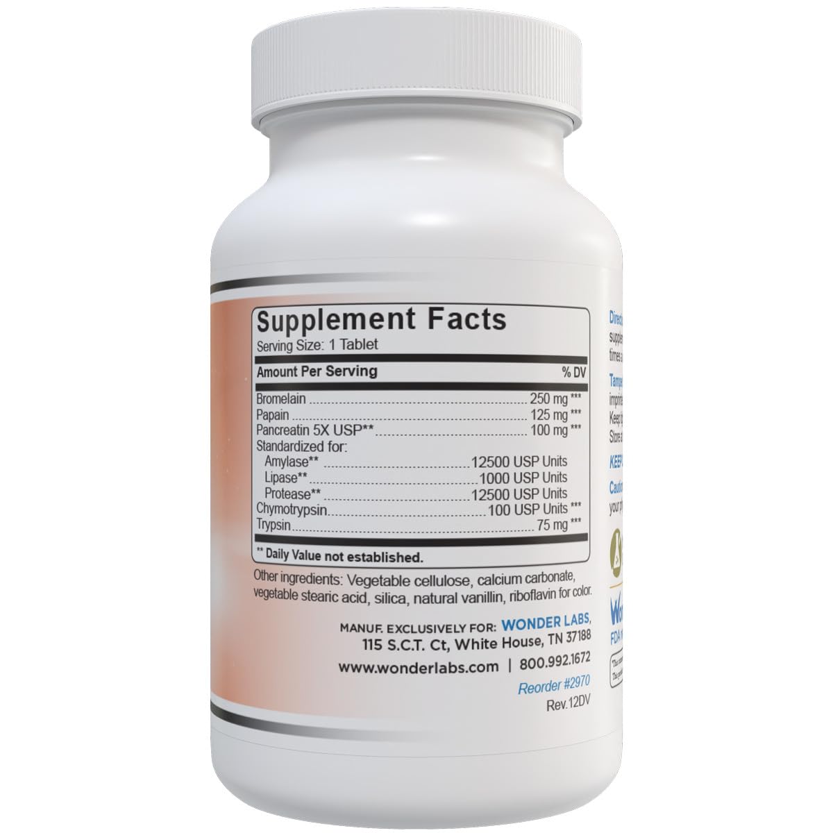 Wonder Laboratories Proteolytic Enzymes