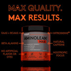 RSP Nutrition AminoLean MAX Natural Pre-Workout Powder - 25 Servings - image 3
