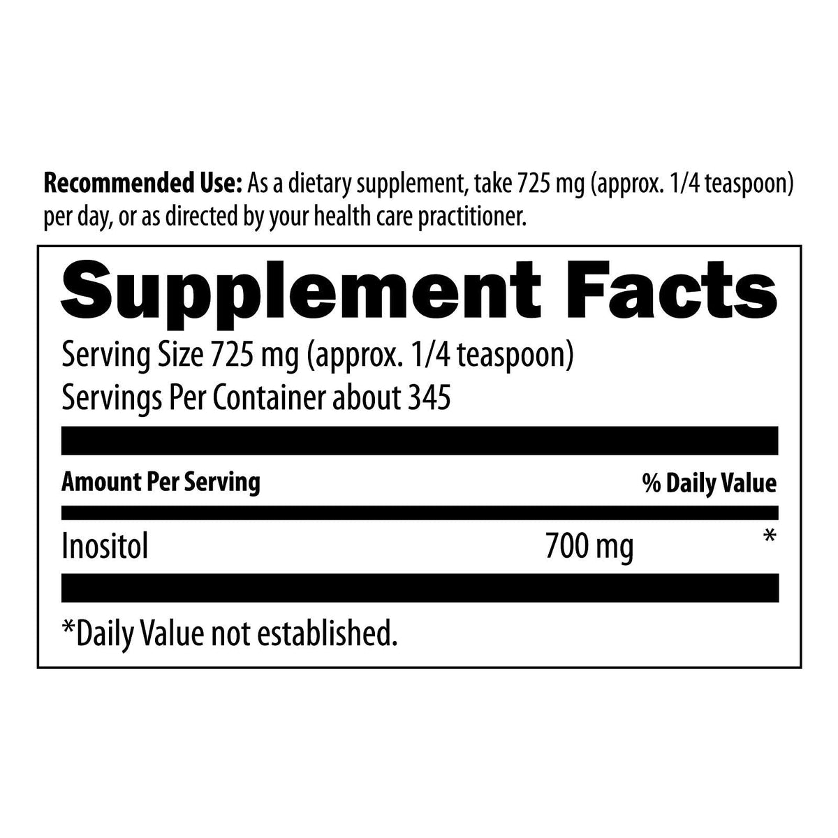 Designs for Health Inositol Powder for Female Hormonal Health - 345 Servings - image 3