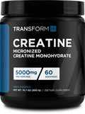 TransformHQ Creatine Monohydrate Powder Unflavored - 60 Servings