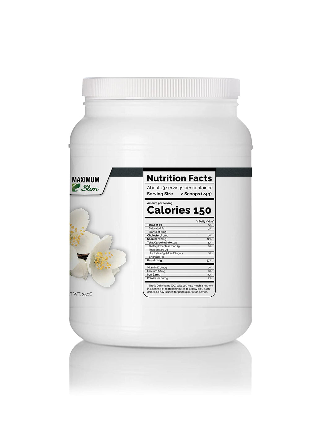 Maximum Slim Plant-Based Protein Shake Creamy Vanilla Bean - 513 oz - image 3
