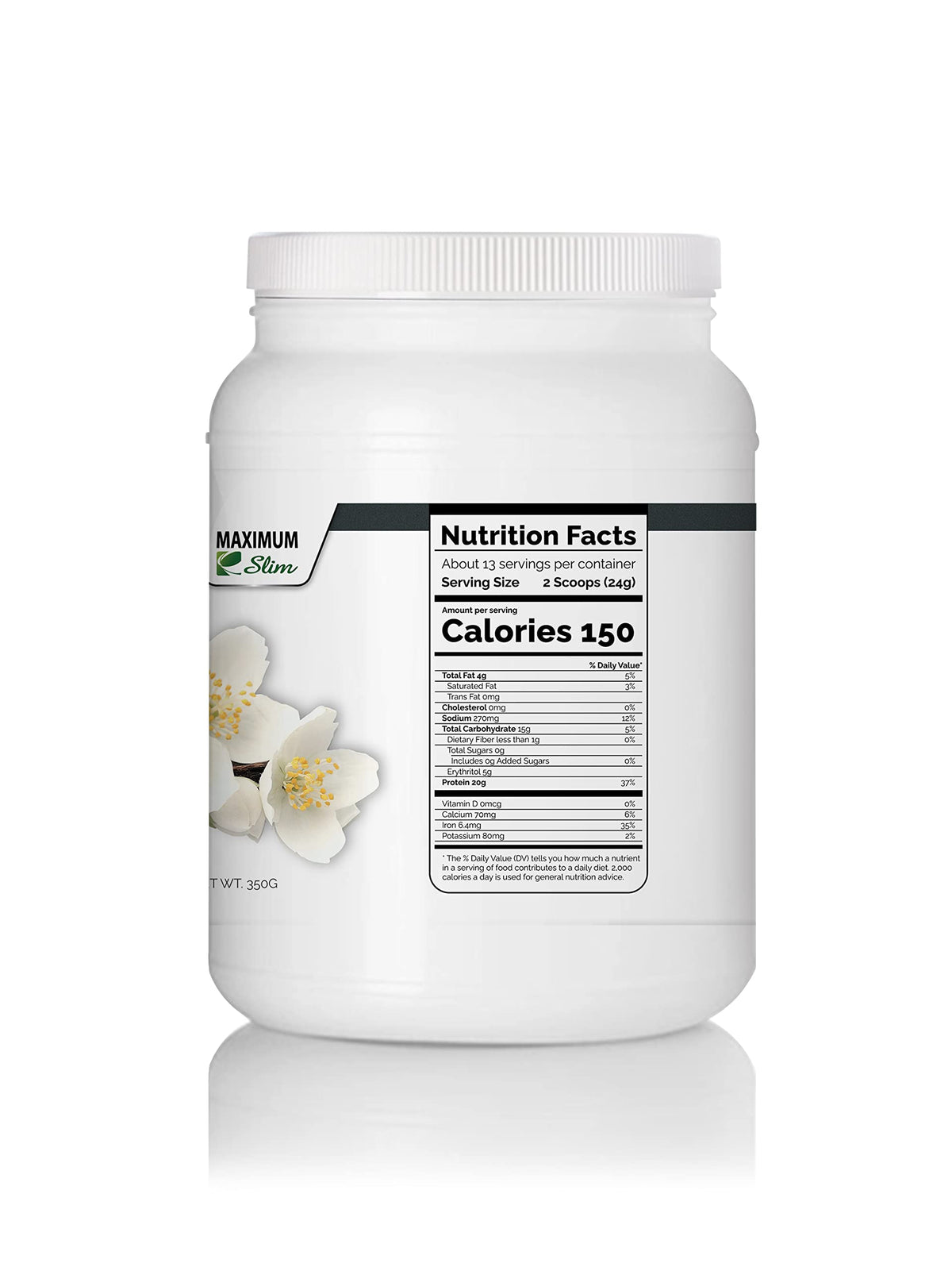 Maximum Slim Plant-Based Protein Shake Creamy Vanilla Bean - 513 oz - image 3