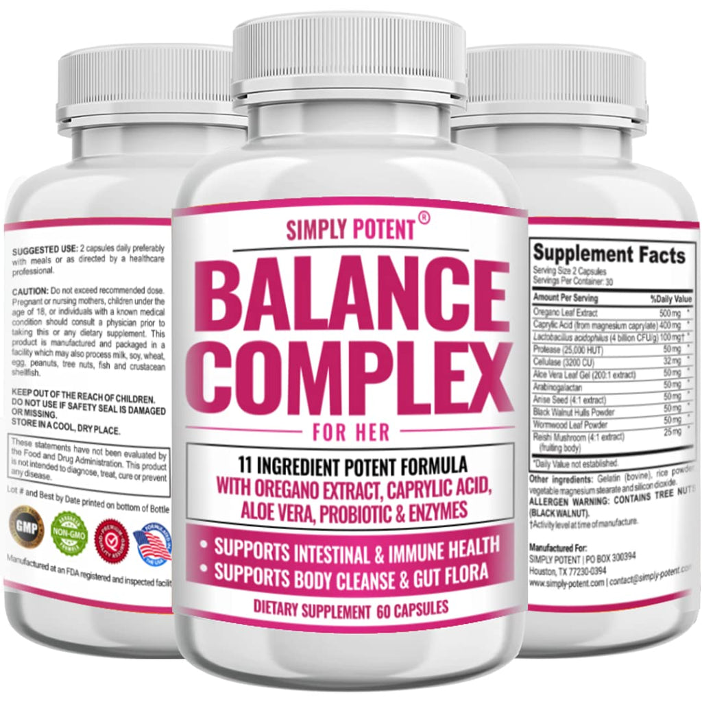 Simply Potent Balance Complex for Women 11-in-1 - 60 Capsules