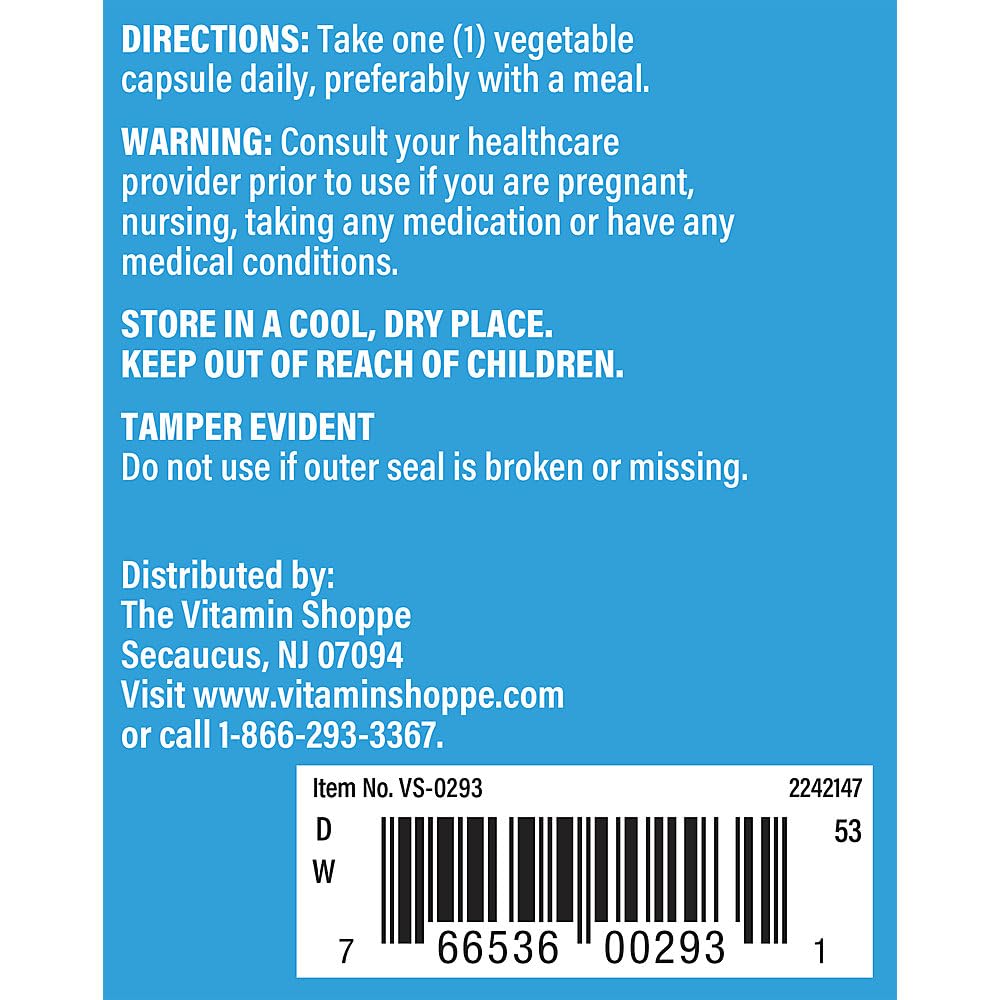 The Vitamin Shoppe Vitamin K Complex K1 K2 - 180 Vegetable Capsules - image 3