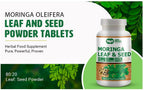 WAY 4 ORGANIC W4O Moringa Oleifera Leaf and Seed Powder (80:20) Ratio